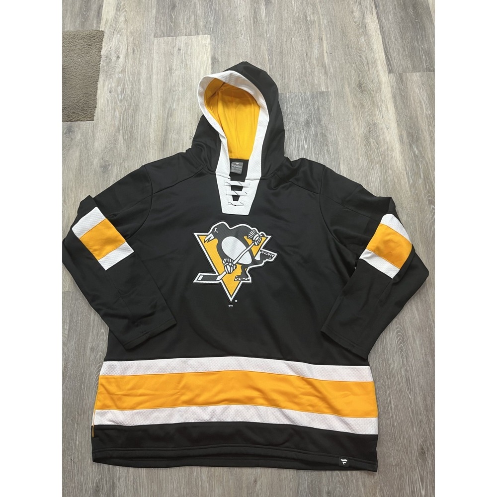 Fanatics Pittsburgh Penguins NHL Jersey Sweatshirt Crosby Malkin Size XL